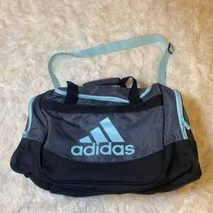 Adidas Black and Blue Gym Bag